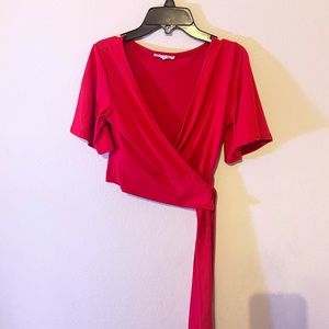 Red crop tie wrap